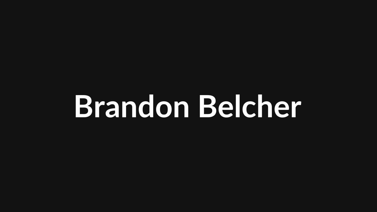 Brandon Belcher