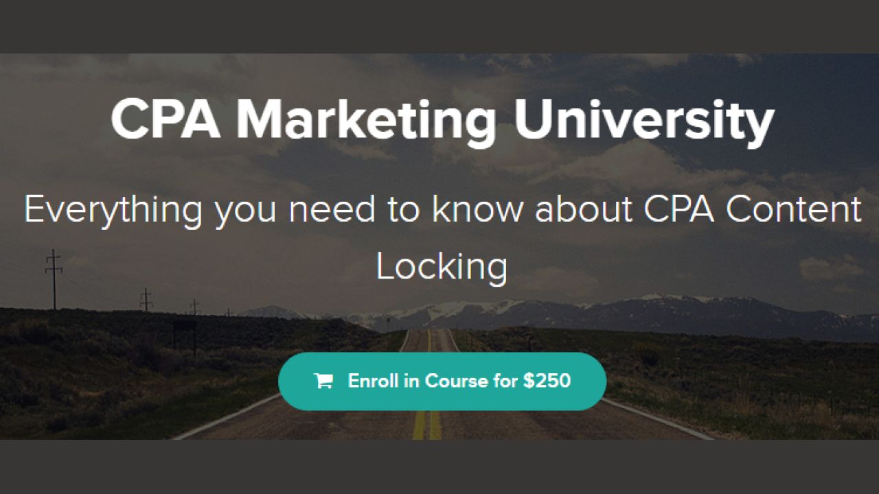 CPA Marketing University