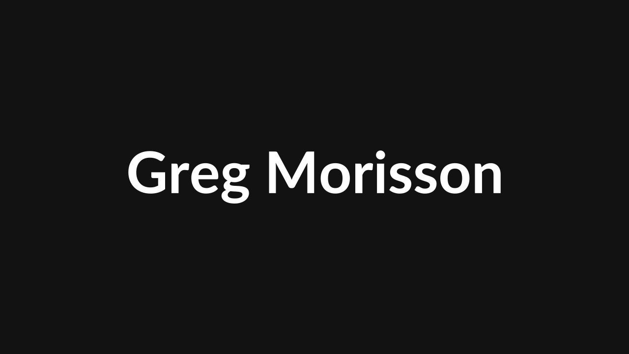 Greg Morisson