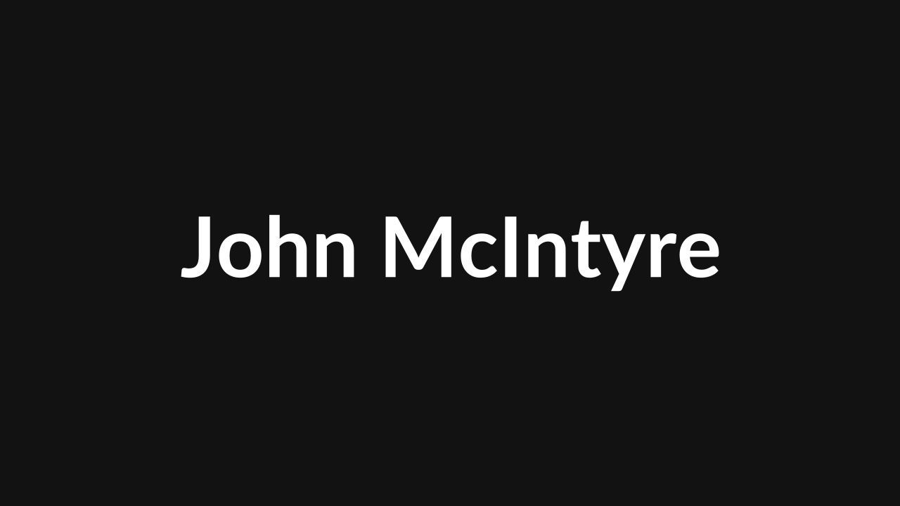 John McIntyre