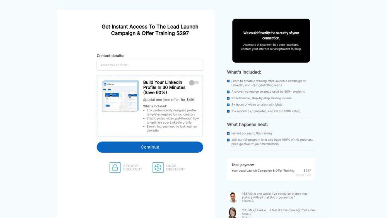 Lead Launch Campaign