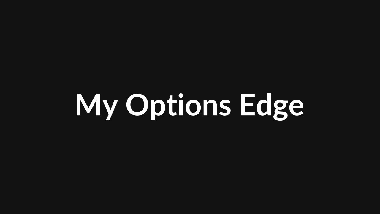My Options Edge