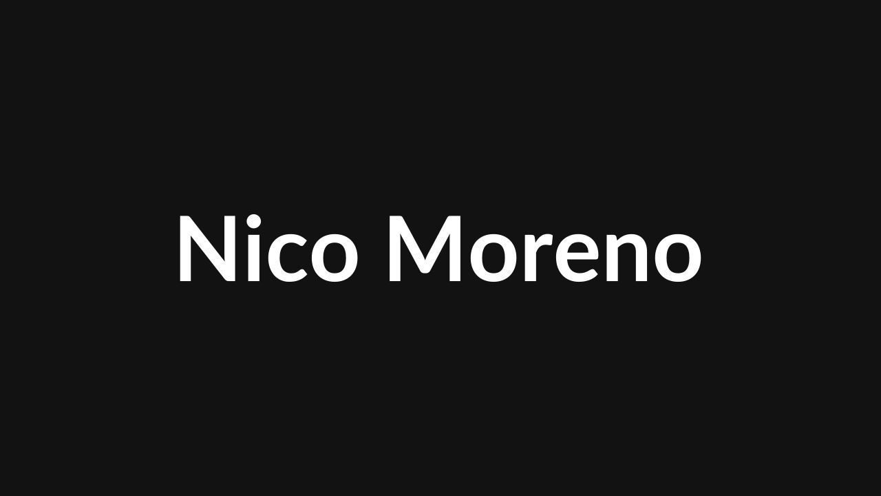 Nico Moreno