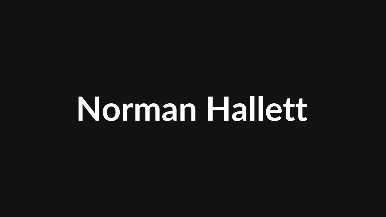 Norman Hallett
