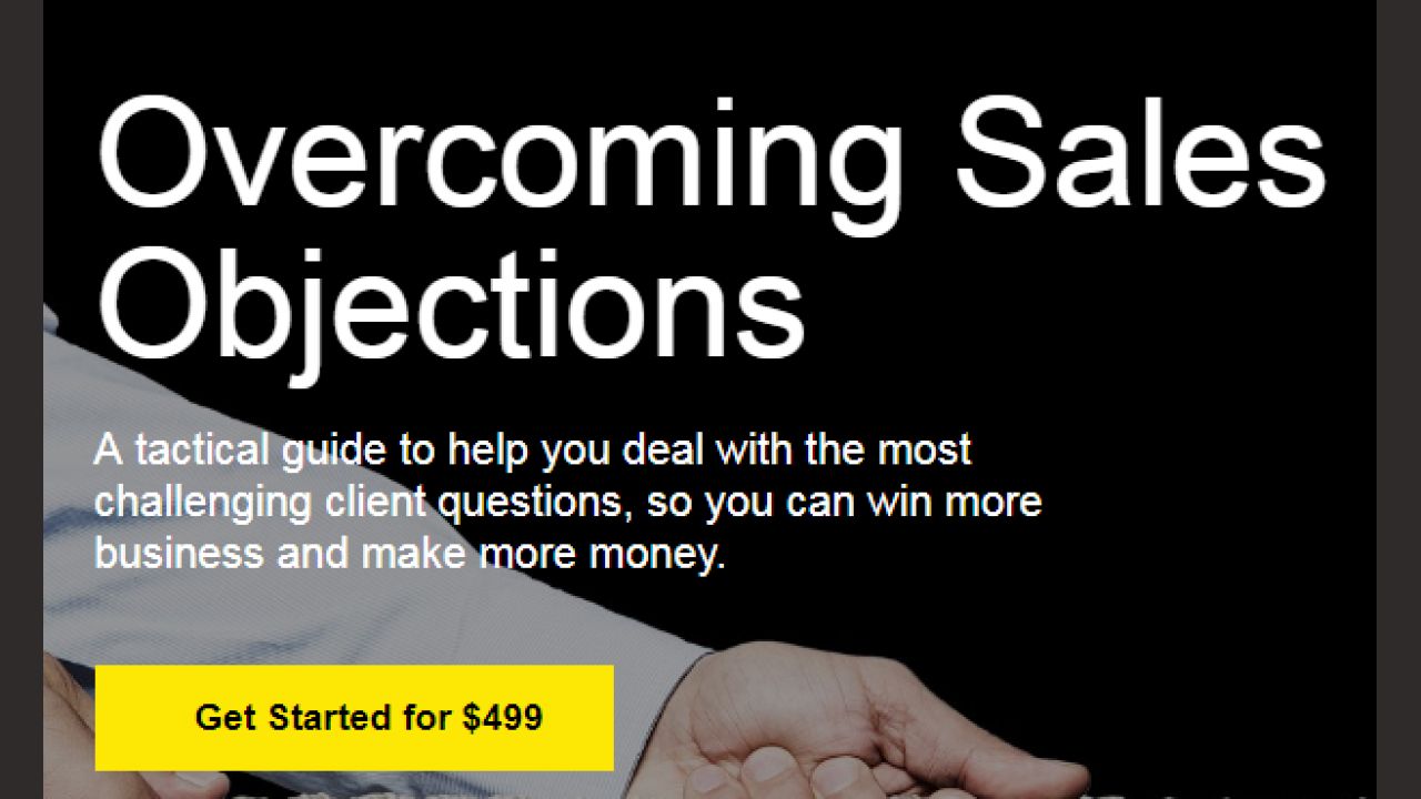 Overcoming Sales Objections