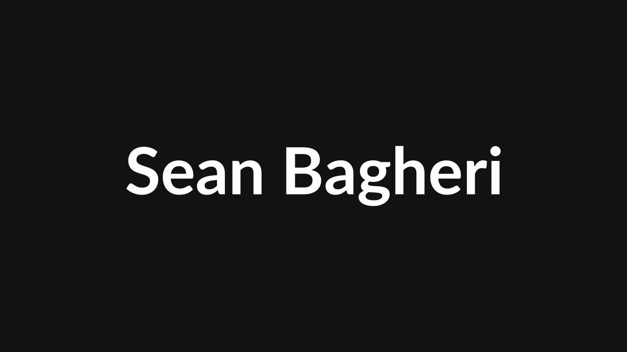 Sean Bagheri