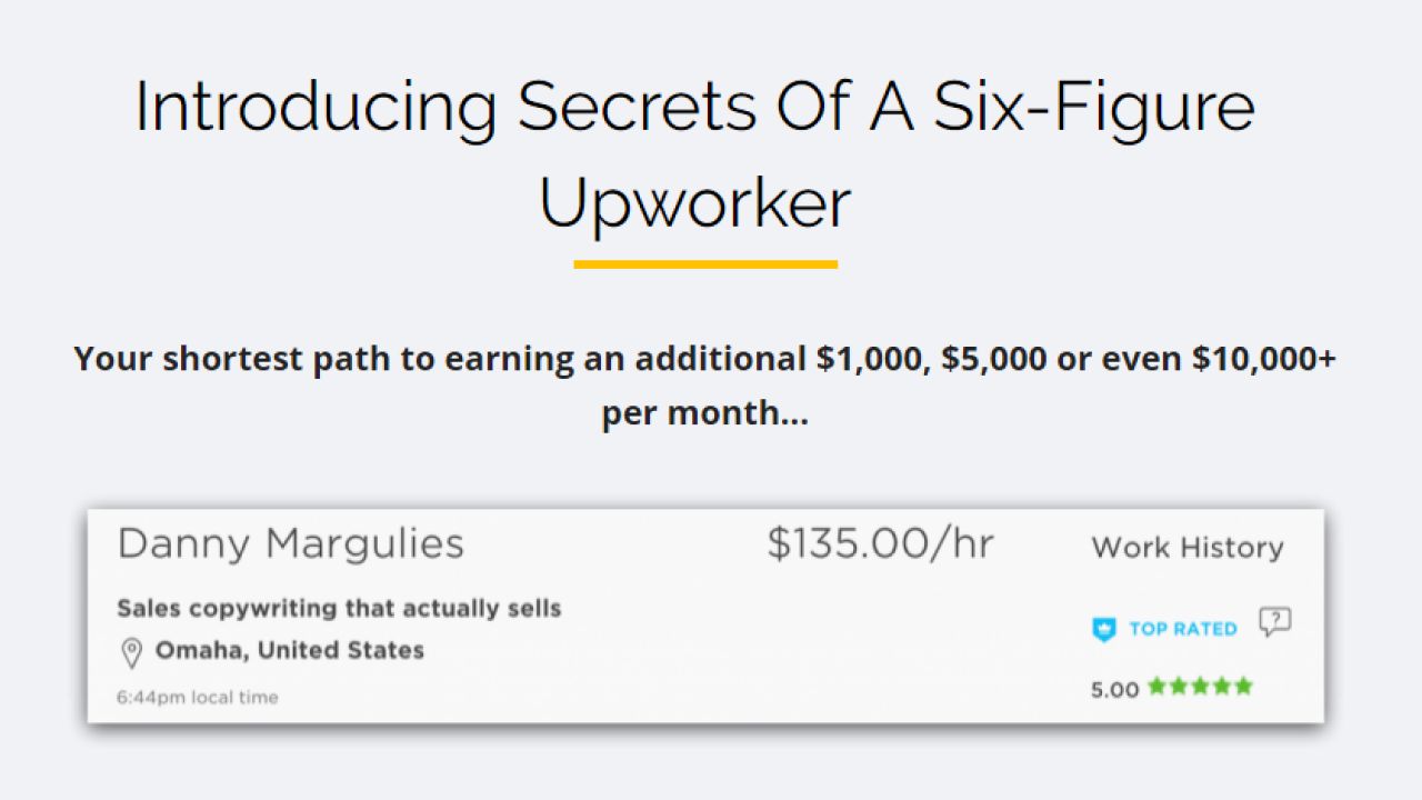 Secrets of a Six-Figure Upworker