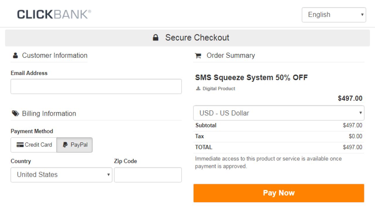 SMS Squeeze Strategy