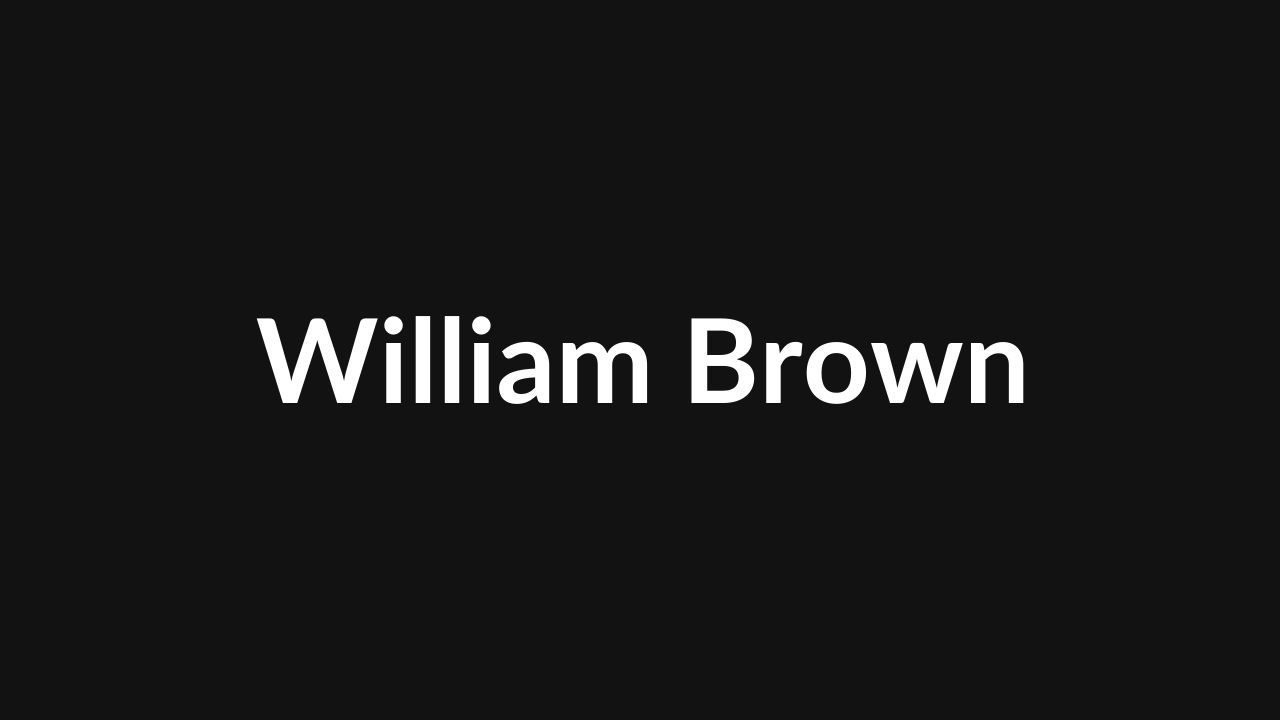 William Brown