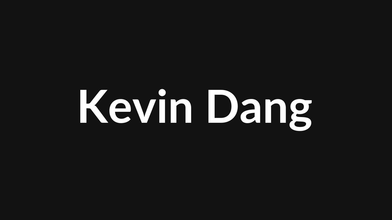 Kevin Dang