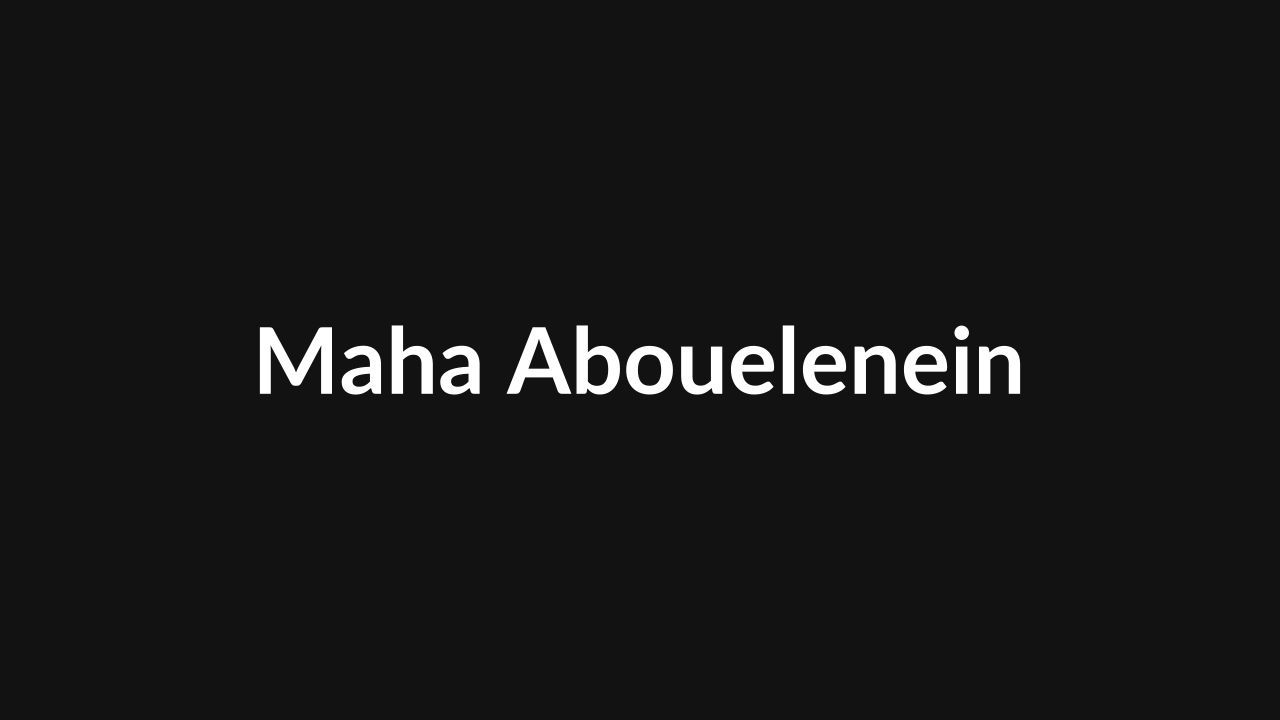 Maha Abouelenein