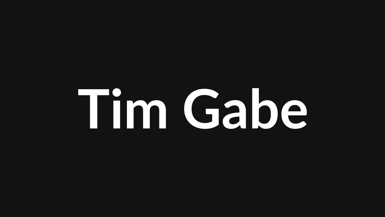 Tim Gabe